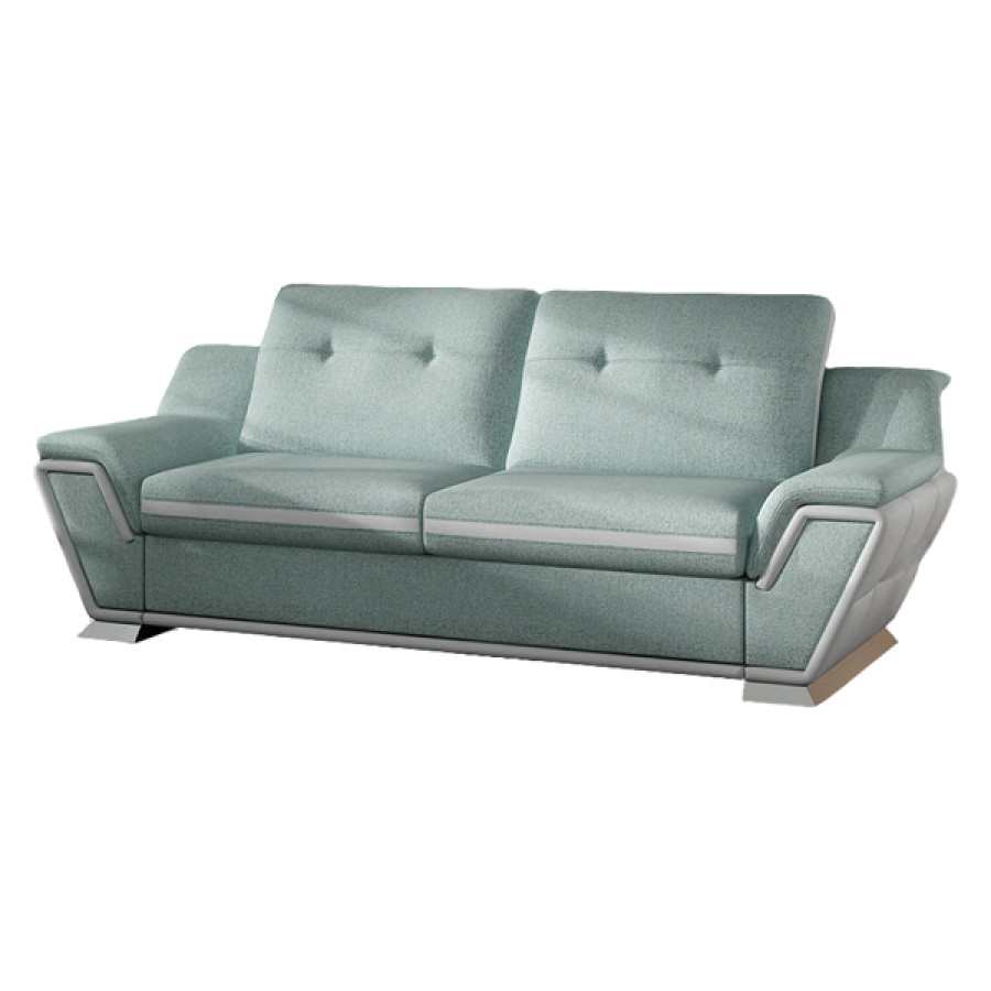 Maxima - Galactic 3 Sofa in Light Green/White