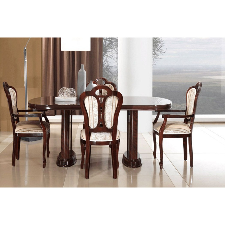 MCS - Pamela Arm Chair in Mahogany