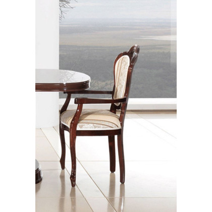 MCS - Pamela Arm Chair in Mahogany
