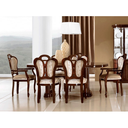 MCS - Pamela Arm Chair in Mahogany