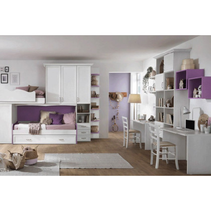 MCS - AF03 Wardrobe with Elevated Bed
