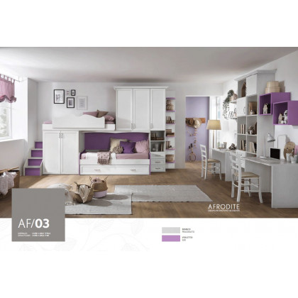 MCS - AF03 Wardrobe with Elevated Bed
