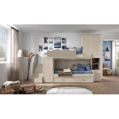 MCS - AF04 Wardrobe with elevated Bed