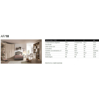 MCS - AF18 Bookshelf