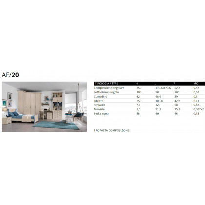 MCS - AF20 Nightstand