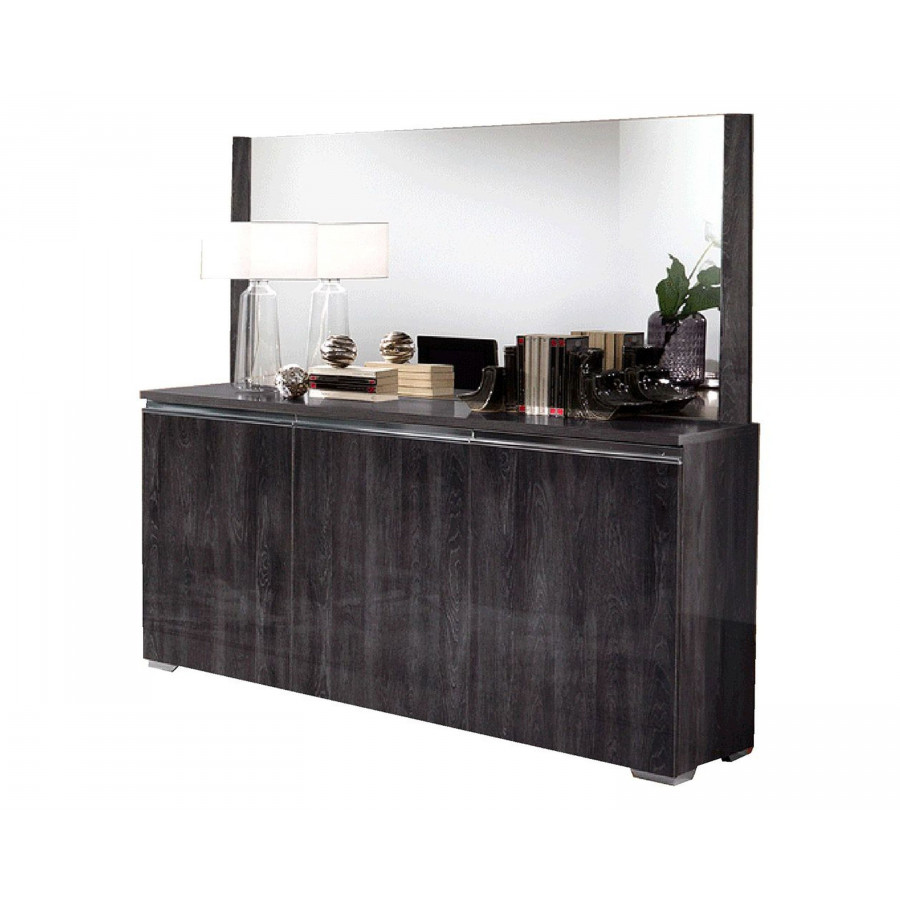 MCS - Oxford Mirror for Buffet in Dark Gray