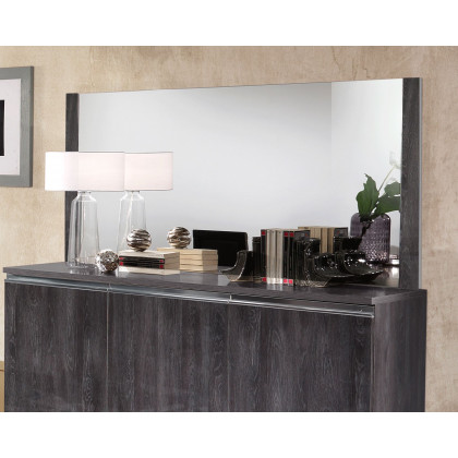 MCS - Oxford Mirror for Buffet in Dark Gray
