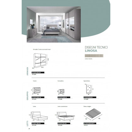 MCS - Linosa Bedroom Set