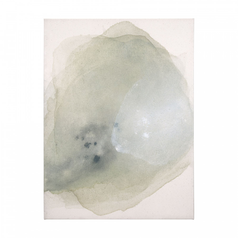 Mercana Quiet - Hand Embelished Textured Art Giclee Print Wrapped on Canvas