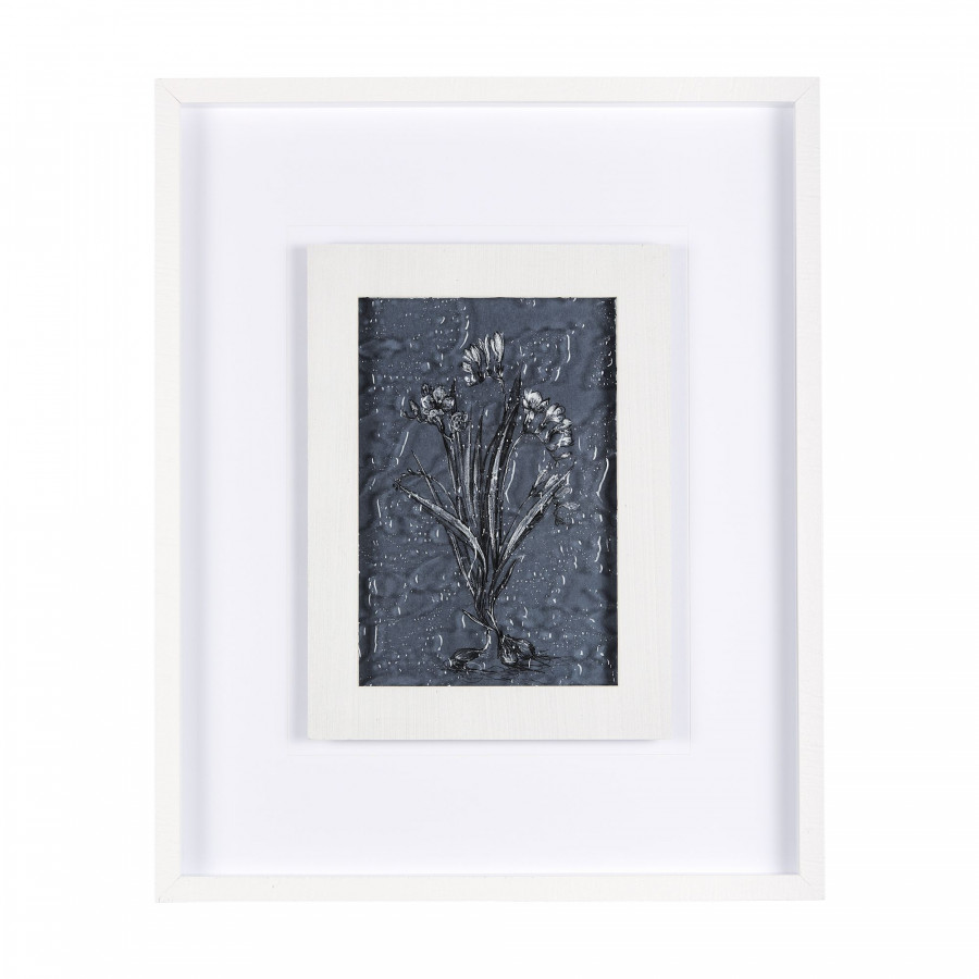 Mercana Botanical Sketches III - Blue/White, Medium