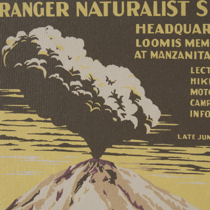 Mercana Lassen Volcanic National Park - Framed Art Print Matted under Glass