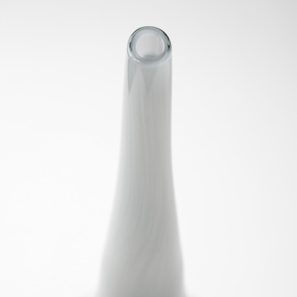 Mercana - Erie Vase in Gray/White, Glass