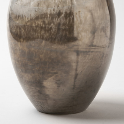 Mercana - Erie Vase in Gray/White, Glass