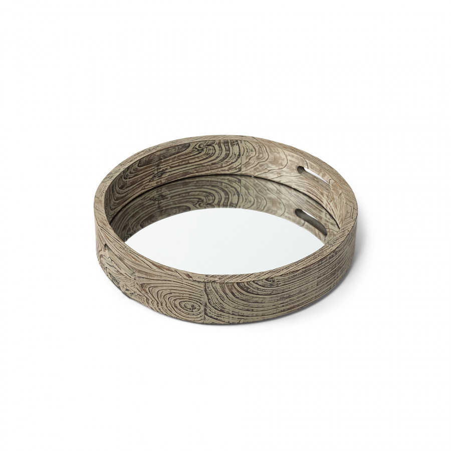 Mercana Whittier Small Tray - Brown, Wood
