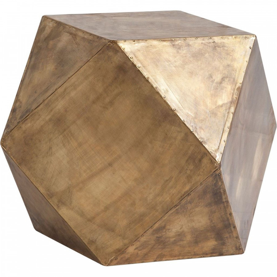 Mercana Exagoni Hexagonal End Table - Gold