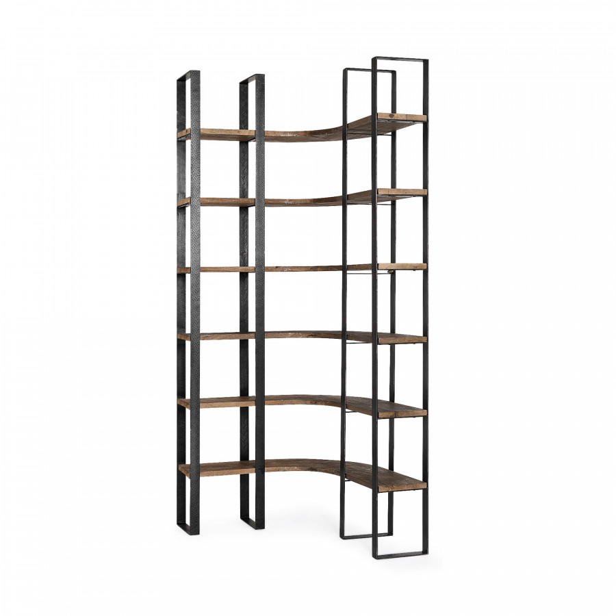 Mercana Turner II Shelving Unit - Dark Brown