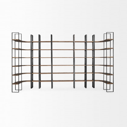Mercana Turner II Shelving Unit - Dark Brown