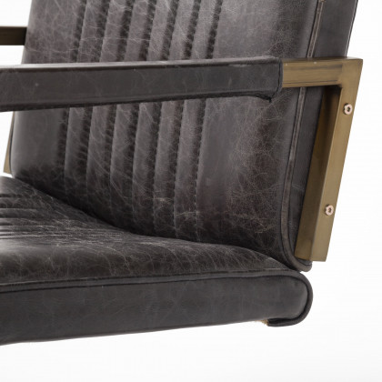Mercana - Horner Dining Chair in Black, Metal