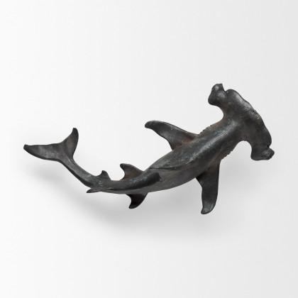 Mercana Acus 24H Large Hammerhead Shark Wall Decor - Gray