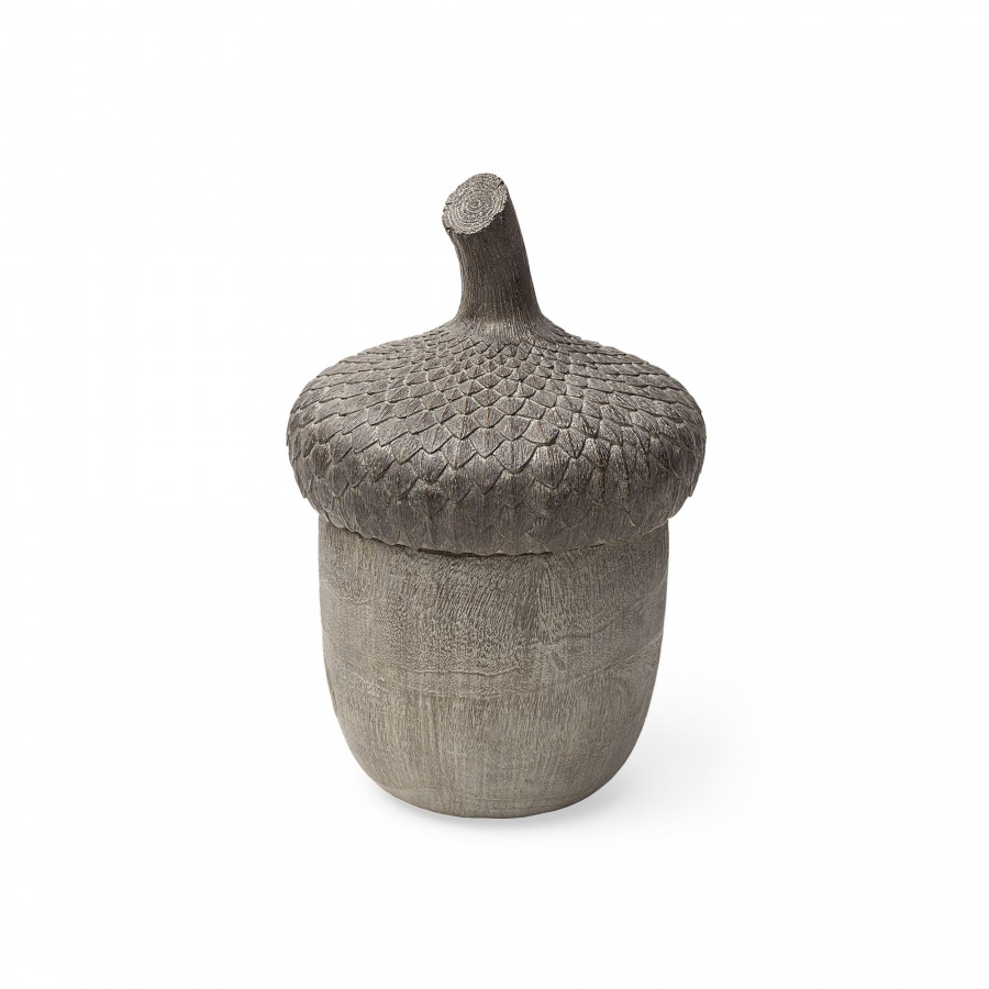 Mercana - Mandor I Small Brown Resin Acorn Box