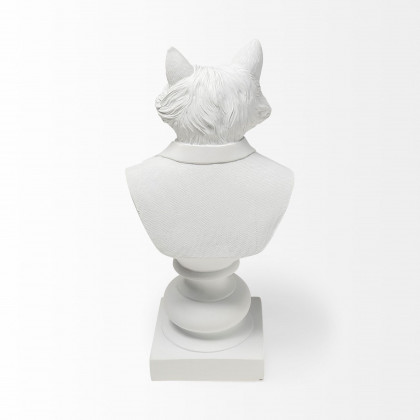 Mercana Murray 6L x 5W Resin Business Fox - White