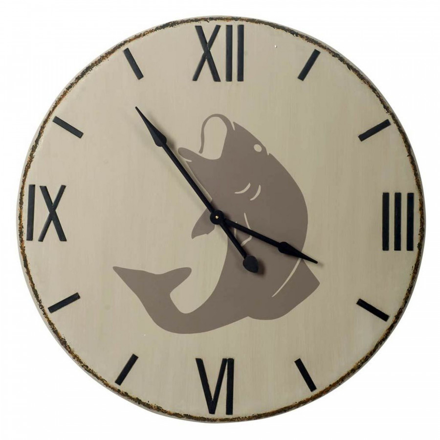 Mercana - Langara 38.5" Round Oversize Lakeside Wall Clock