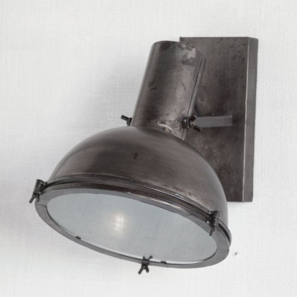 Mercana - Taza Wall Sconce in Gray, Metal