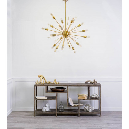Mercana - Edisonna II Gold Sputnik Twenty Bulb Chandelier