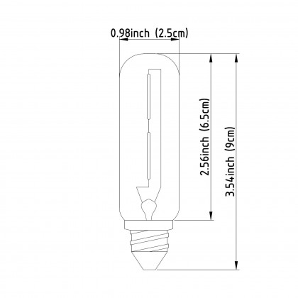 Mercana Filament E12 25W 3.5H Bulb