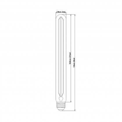 Mercana Filament Tube E26 40W 12H Bulb