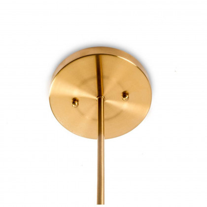 Mercana - Lahey Gold Multi-Arm with Frosted Glass Globe Six Bulb Chandelier