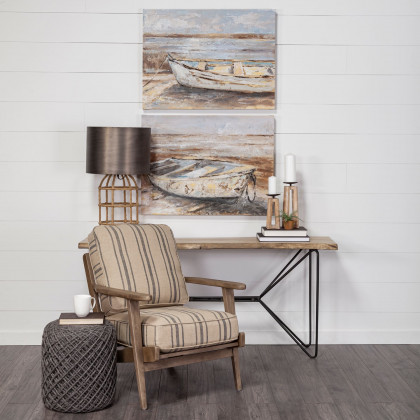 Mercana Papillion Console Table - Black/Brown, Wood