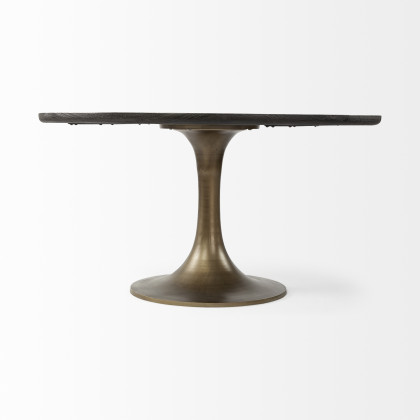 Mercana - McLeod Dining Table in Black, Solid Wood
