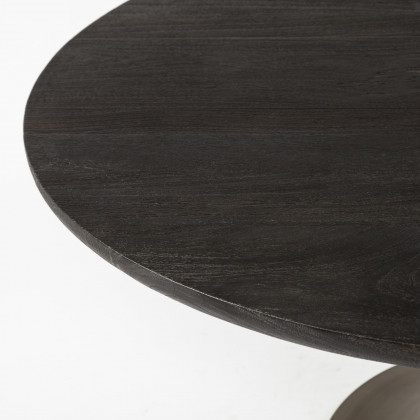 Mercana - McLeod Dining Table in Black, Solid Wood