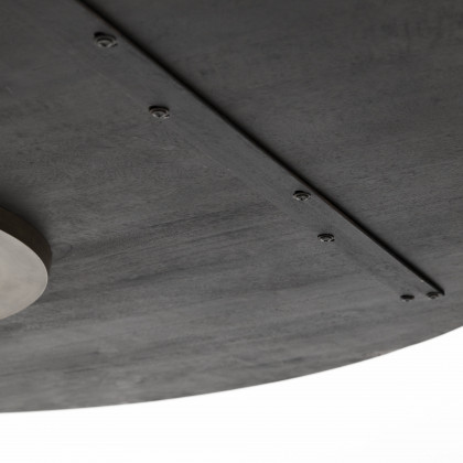 Mercana - McLeod Dining Table in Black, Solid Wood