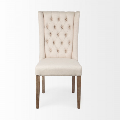 Mercana Mackenzie Dining Chair - Cream, Fabric