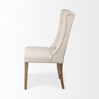 Mercana Mackenzie Dining Chair - Cream, Fabric