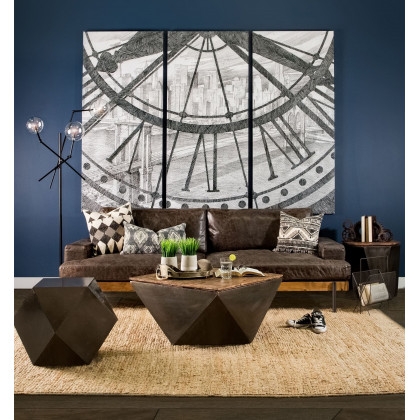 Mercana Exagoni Hexagonal End Table - Black