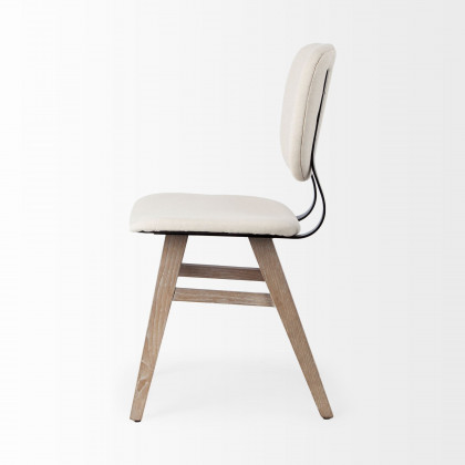 Mercana Haden Dining Chair (Set of 2) - Cream, Wood