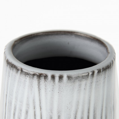 Mercana Tanami Vase - Brown/White, H19"