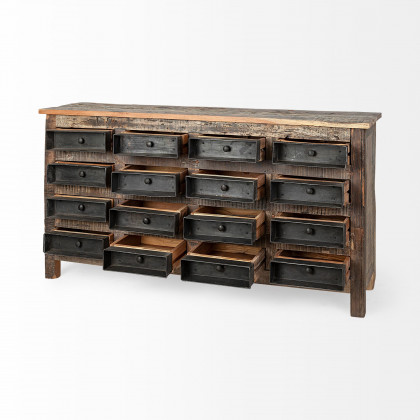 Mercana - Wilton Sideboard in Brown, Solid Wood