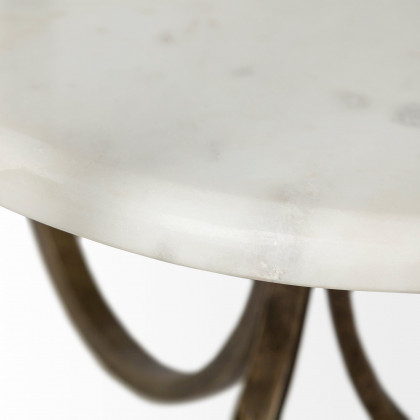 Mercana - Reinhardt End Table in Clear, Metal