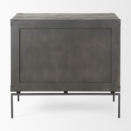 Mercana - Ward Accent Cabinet in Brown, Solid Wood