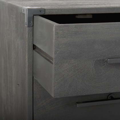 Mercana - Ward Accent Cabinet in Brown, Solid Wood