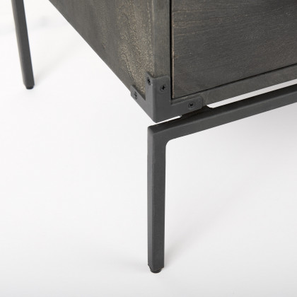 Mercana - Ward Accent Cabinet in Brown, Solid Wood