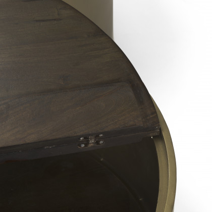 Mercana Eclipse Coffee Table - Gold, Wood