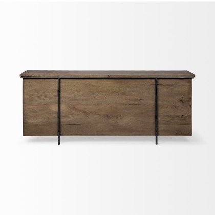 Mercana - Maddox Sideboard in Brown, Solid Wood