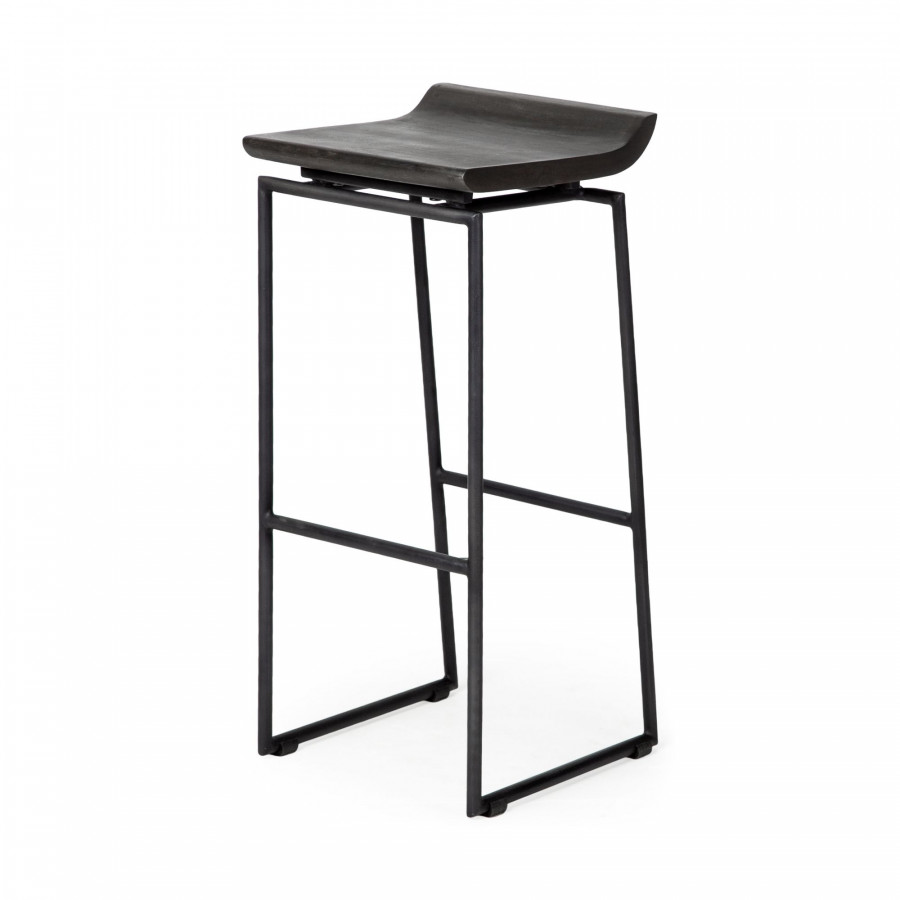 Mercana Givens 32" Counter Stool - Brown/Black