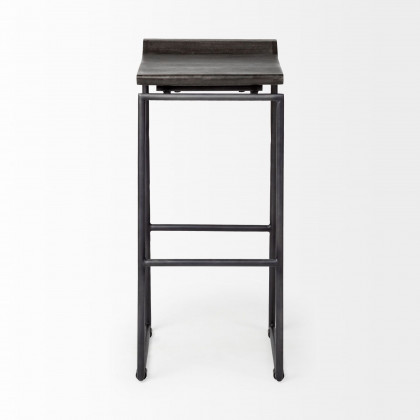 Mercana Givens 32" Counter Stool - Brown/Black