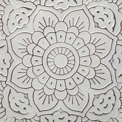 Mercana - Miranda Stamped Metal Lotus Flower Wall Decor (Set of 2)